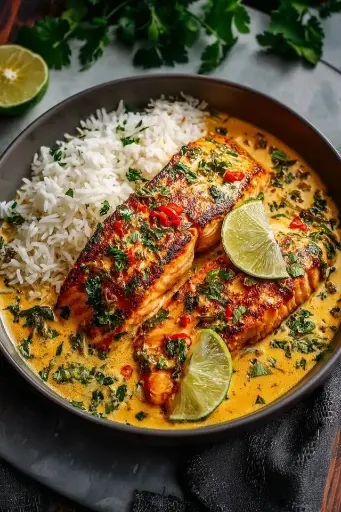 Fish Fillet in Coconut Sauce