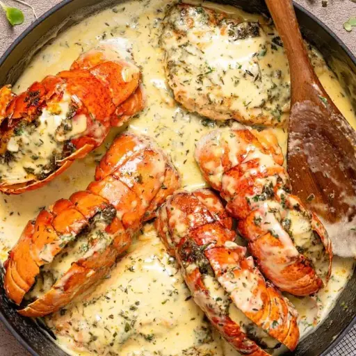 Lobster in Coconut Sauce