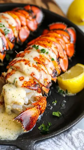 Lobster in Garlic Butter Sauce 